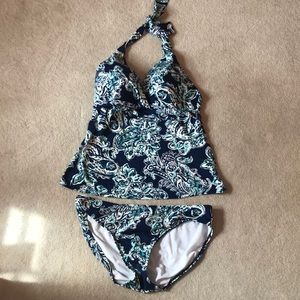Ralph Lauren tankini bathing suit size 12